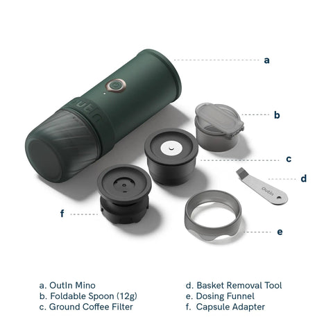 Pocket Size Portable Electric Espresso Maker For Travel And Camping With Self Heating System Barista Quality Espresso On The Go Ground Coffee Or Capsule Adapter Adventure Ready For Hiking Outdoors