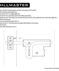 Installation guide for Heavy Duty Sliding Bolt Gate Latch With Padlock Hole For Wooden Fences And Barn Doors