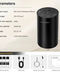 No Water Needed Nebulizing Diffuser Starter Kit With Battery Powered Mini Scent Machine Including 3x20ml Essential Oils Portable Black