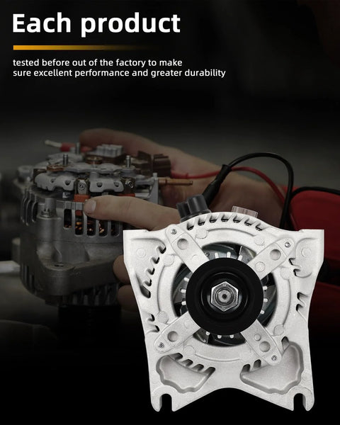 Beefy 12V 150Amp Alternator With S6 Pulley For Ford Expedition 2009 2010, Ford F150 2009 2010, Lincoln Navigator 2009 2010