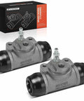 Rear Drum Brake Wheel Cylinder Kit 2 Piece Set for Toyota Tundra 2000 2007, 4Runner 1996 2000, Land Cruiser 1981 1995, T100 1993 1995 Rear Driver And Passenger Sides Direct Fit Replacement