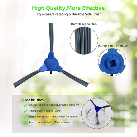 Must Have Replacement Cleaning Kit For RoboVac 11S Slim, 11S Plus, 30C, 25C, 35C Robotic Vacuum Cleaners, side brush details