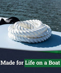 Heavy Duty Twisted Nylon Rope For Indoor And Outdoor Use All Purpose Utility Cord With Medium Stretch Tough As Nails