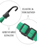 Elastic Helmet Belt Bungee Cord For Motorcycles And Bikes With Seriously Strong Hold Nylon And Rubber Lashing Strap details