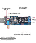 Six Pack USB Buck Boost Converter Modules 3.5 To 12 Volt In And 1.2 To 24 Volt Out DC To DC Adjustable Power Regulator with Nixie Tube