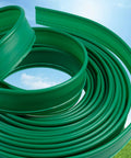 Durable PE Garden Border Fence Coil for Outdoor Borders and Lawn Paths, 10cm Wide, Flexible Quick Install Edging for Beds and Walkways