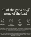 Label of Three Piece Car Air Freshener Variety Pack Starter Kit With Teak Open Air Cabana Scents, highlighting safety features.