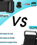 Comparison of Four Pack Jeep Grab Handles vs others, highlighting durability and rust resistance with a focus on Jeep roll bar straps.