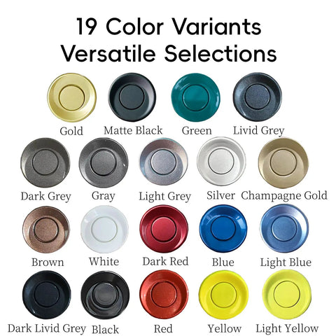 19 color variants of Parking Sensor Kit For Cars With Customizable Probes In 18 Color Options And Adjustable Alarm Volume