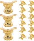 Antique Metal Box Feet Corner Protectors Set Of 20 For Jewelry Boxes And Wood Cases golden metal feet hardware for furniture fittings