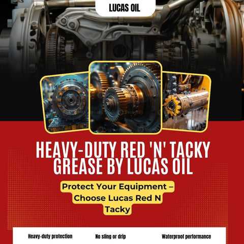 Red N Tacky Grease 1 Pound 2 Pack Heavy Duty Lithium Grease Waterproof High Temp For Trailer Bearings Farm And Auto Use
