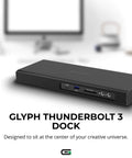 Rock Solid Thunderbolt 3 Nvme Expansion Dock With Two Terabyte M2 Internal Drive And Blazing Fast Uhs Ii Sd Reader For Dead Simple File Transfers On Mac Or Windows Laptops In Matte Black