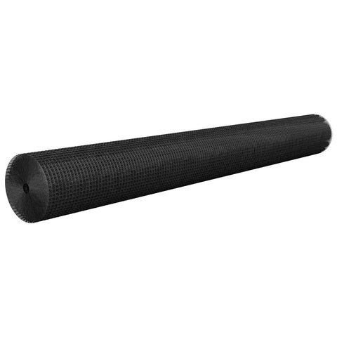 Heavy Duty Vinyl Coated Chicken Wire Mesh Roll Seventy Two By One Hundred Feet Galvanized Hardware Cloth Half Inch Grid on a white background
