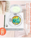 Compact 2 In 1 Washer And Dryer Combo With Instant Quick Wash And Bulky Bedding Capacity clean drying cycle for children's clothes.