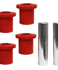 Wrangler Front And Rear Frame Shackle Bushing Kit Fits 1987 Through 1995 With Code Red Bushings Made In USA Pair