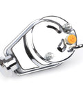 Long Chrome Water Pump, Power Steering Pump, And 130W Chrome Alternator Kit With Brackets And Bolts for Small Block Chevy SBC LWP