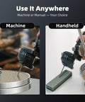 Pro Grade Engraving And Sharpening Angle Guide With Dual Gauge in machine and handheld use for versatile engraving.