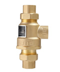 Brass 1/2-inch backflow preventer with dual check valves and intermediate atmospheric vent