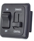 Kickin 12 Volt Dc Toggle Dimmer Switch Featuring High Side Control For Rv Auto Truck And Marine Led Strip Lighting heavy duty plastic switch with on dimmer control.
