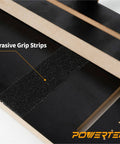 Close-up of Table Saw Taper And Straight Line Jig For Precise Tapering And Straight Line Cutting Pro Grade with abrasive grip strips