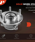 Two Rear Wheel Bearing And Hub Assembly For Mazda 3 2014 2018 And 3 Sport 2014 2018 With 5 Lug Pattern Heavy Duty Wheel