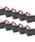 Pack of 10 KW11 3Z N 1NO 1NC Micro Limit Switch Waterproof Miniature Switch 5A 125 To 250VAC for precision components