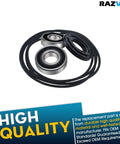 Heavy Duty Front Load Washer Tub Bearings And Seal Kit Replacement For Lg And Kenmore with rubber seals and bearings.