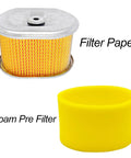 Air Filter For Honda GX Series Engines GX120 To GX200 5.5HP 6.5HP Fits Predator Hemi premium filter paper and foam pre-filter