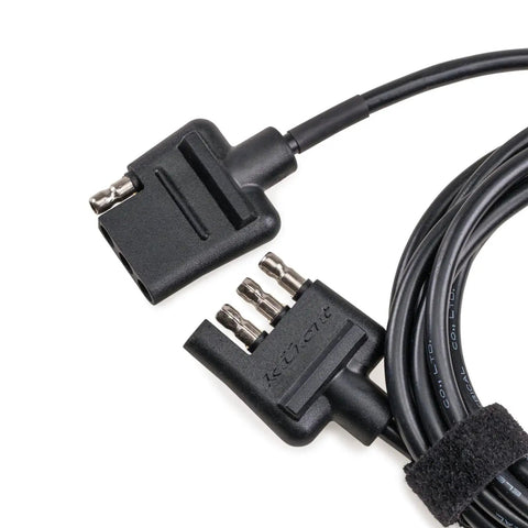 4 Pin Flat Rack To Car Wiring Harness Long For Bike Transport And Hitch Accessories APWHE2 Easy Install Universal Vehicle Wiring Cable With Quick Connect And Weather Resistant Build