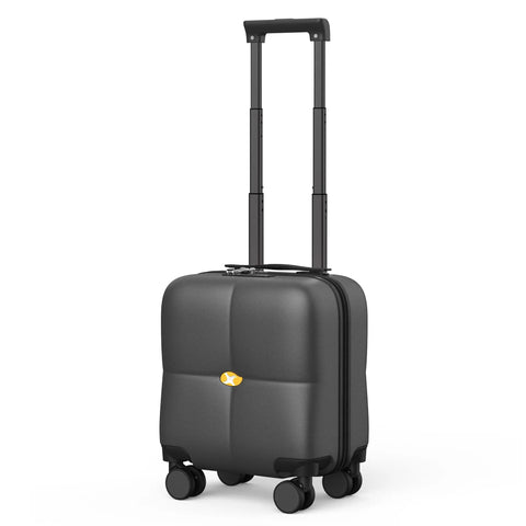 Underseat Carry On Luggage With Wheels For Easy Boarding TSA Approved Hard Shell Personal Item Lightweight Cabin Bag That Fits Under Your Seat Durable Black Travel Companion For Short Trips