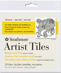 Artist Tiles 20 Pack Bristol Vellum 4x4 Inches White For Dope Sketching And Drawing And Calligraphy Durable Bristol Board Tiles