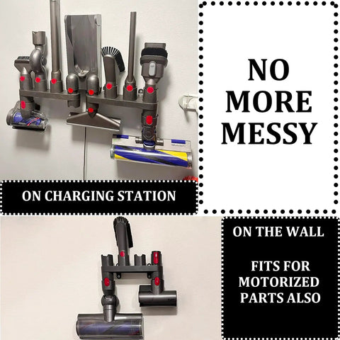 Attachment Mount Holders For Gen 5 Dyson Vacuum Series V15 V12 V11 V10 V8 V7 With Docking Station Storage Rack on wall