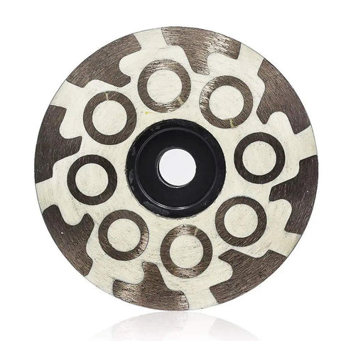 Heavy Duty Resin Bond Diamond Cup Wheel Fine Grit Smooth Ride For Crushing Slab And Prepping Tile, 4 In with 5 8 11 Female Arbor.