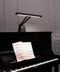 Led Piano Light For Upright Pianos With Ambient Mood Lighting, Eye Care Mode, adjustable arm on upright piano