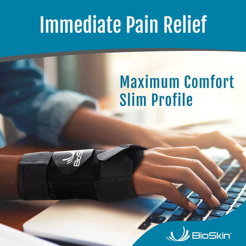 Carpal Tunnel Wrist Brace For Arthritis Pain Relief And Support With Four Adjustable Straps Night Sleep Aid Tendonitis