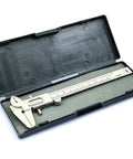 Vernier Caliper Stainless Steel Non Digital Workhorse For Metric And Imperial Measurements in open black case
