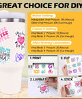 DIY process using Matte Laminating Sheets For Inkjet Printable Vinyl Sticker Paper And Transfers Clear Contact Paper For Scrapbooking And Photo Projects 8.26 By 11.69 Inches A4 Pack Of 56 Sheets.