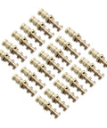 Table Dowel Pin Alignment Kit With 20 Pieces Connectors For Long Lasting Furniture Projects DIY Friendly Pro Grade Metal Dowel Pins For Precise Alignment Easy Fit Durable Table Fasteners For Sturdy Joints And Quick Setup, 20 brass dowel pins