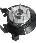 Rear Wheel Hub Bearing Steering Knuckle Assembly For 2006 To 2010 Mercury Mountaineer 2006 To 2010 Ford Explorer And 2007 To 2010 Explorer Sport Trac 5 Lug Direct Fit Heavy Duty Replacement