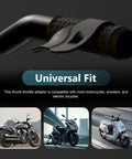 Universal Motorcycle Cruise Control Throttle Assist Rest Handlebar Mount crafted from heavy duty nylon for stress free cruising