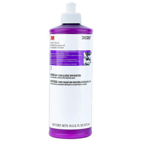 16 oz bottle of 3M Perfect-It EX Rubbing Compound from Showroom Grade Car Polishing Kit With Rubbing Compound Machine Polish Ultrafine Polish Buffing Compound And Kangaroobands Microfiber Cloth For A Slick Scratch Free Finish Complete EX Repair And Paint Finishing System