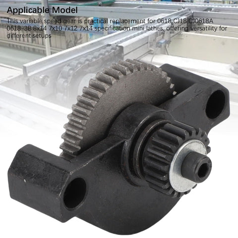 Top Rated Variable Speed Spindle Gear Replacement For Eujgoov 0618 Mini Lathe, durable die cast aluminum gear for lathes.