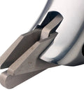 Close-up of One Quarter Inch Air Metal Cutting Shears With Ergonomic Pistol Grip For Clean Cuts In Aluminum And 18 Gauge Steel 2200 RPM