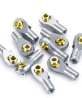 10 Piece Stainless Steel M4 Link Rod Ends Ball Head Right Hand Screw Set For 1/10 Axial SCX10 90046 RC Crawler Cars