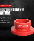 Red HSK50A Tool Holder Tightening Fixture for Universal CNC Equipment with easy install and tool holder protection