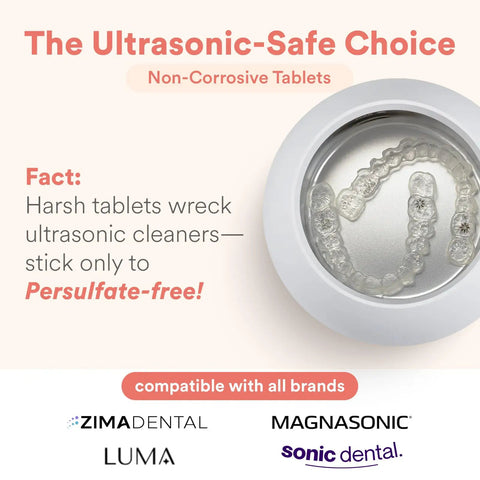 Daily Retainer Cleaner Tablets For Invisalign And Night Guards That Removes Stains Odors And Plaque In Minutes Persulfate Free