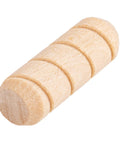 Spiral Grooved Hardwood Dowel Pins Half Inch By One Point Five Inches Pack Of Fifty Natural Wood Pegs close-up view.