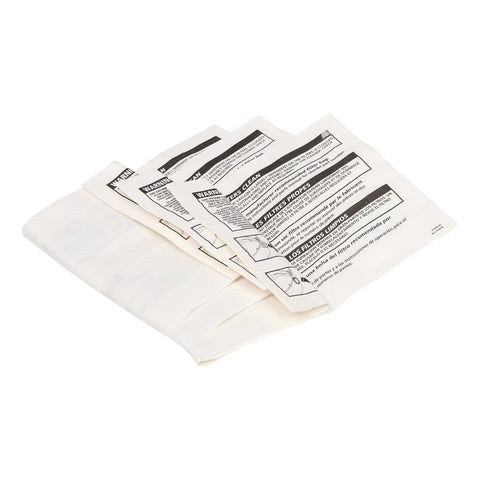 Heavy Duty Disposable Vacuum Filter Bags For 4 Gallon Tanks, Easy Snap In And Seal, Traps Dirt, Debris, Dust And Fine Particles, 3 Pack