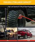 Heavy Duty Farm Jack 60 Inch Utility Lifting Tool For Tractor Truck SUV ATV UTV Off Road Recovery 6600 Lbs Capacity lifting tire