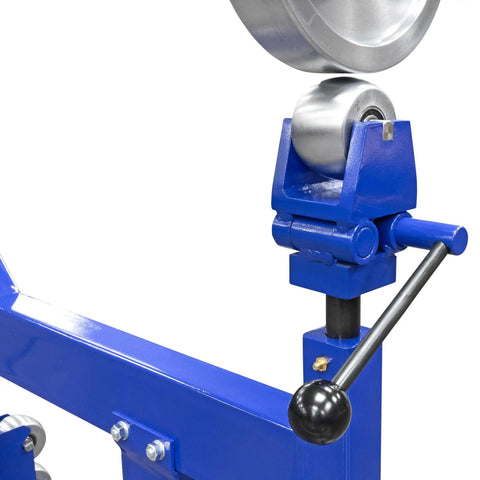 Pro Shop English Wheel Kit With Heavy Duty Floor Stand And Secure Anvil Rack For Tough Panel Beating And Sweet Metal Working On Any Muscle Car Or Hot Rod Build Project